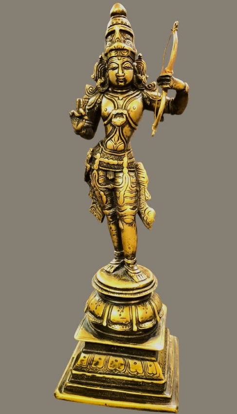 Divine Bronze Idol of Lord Sri Rama - Exquisite Craftsmanship